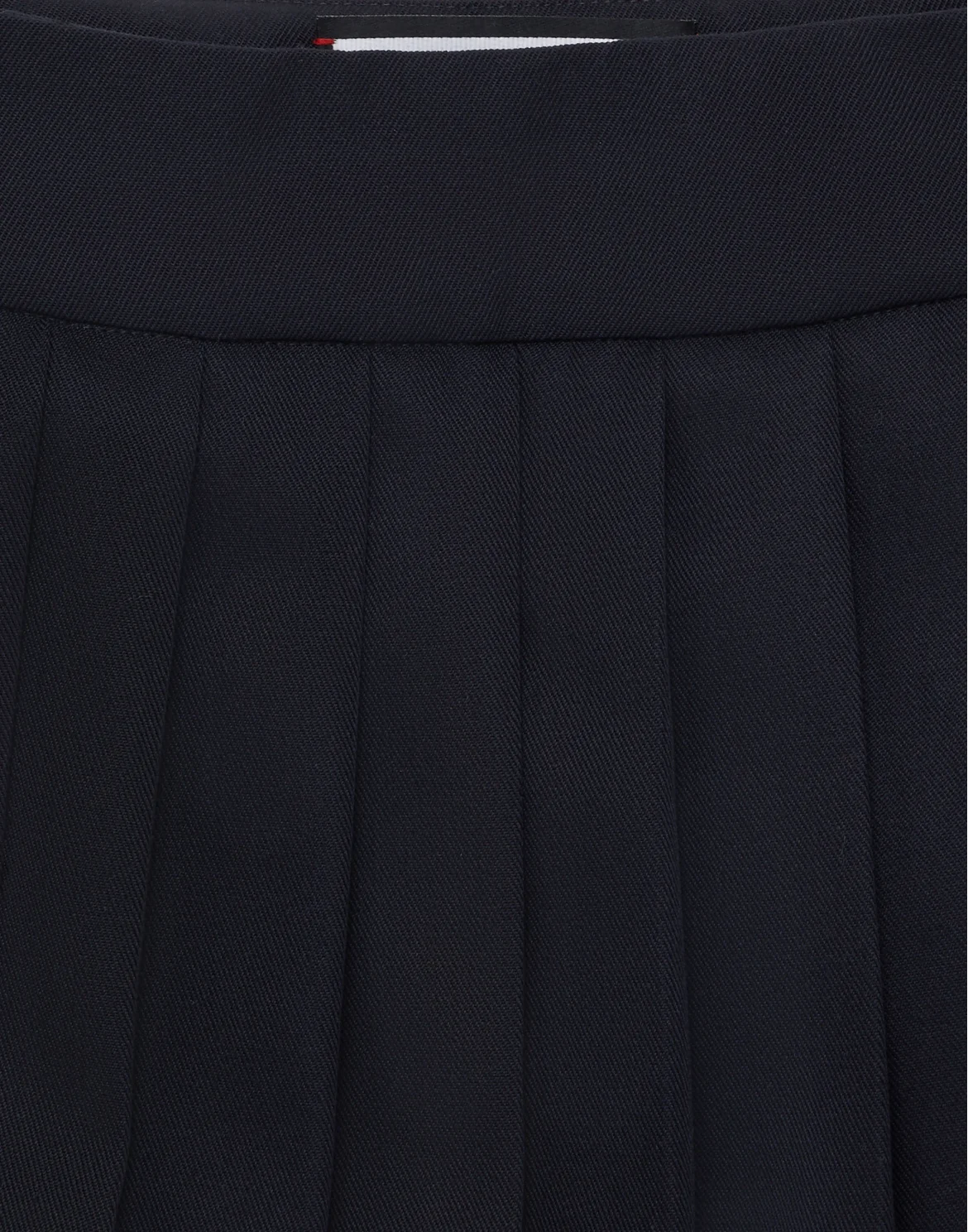 Wool Pleated Mini Skirt, цвет: Синий