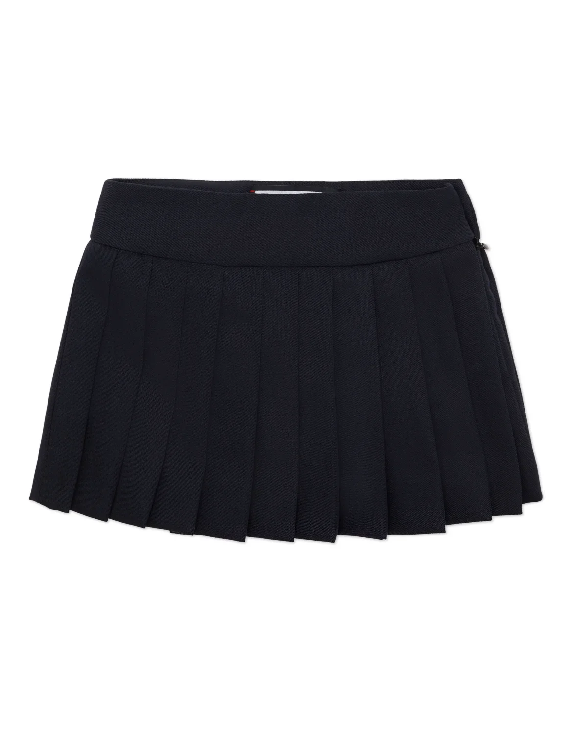 Wool Pleated Mini Skirt, цвет: Синий