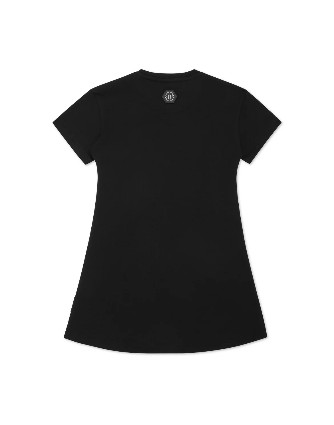 Jersey T-shirt Short Dress Teddy Bear, цвет: Черный