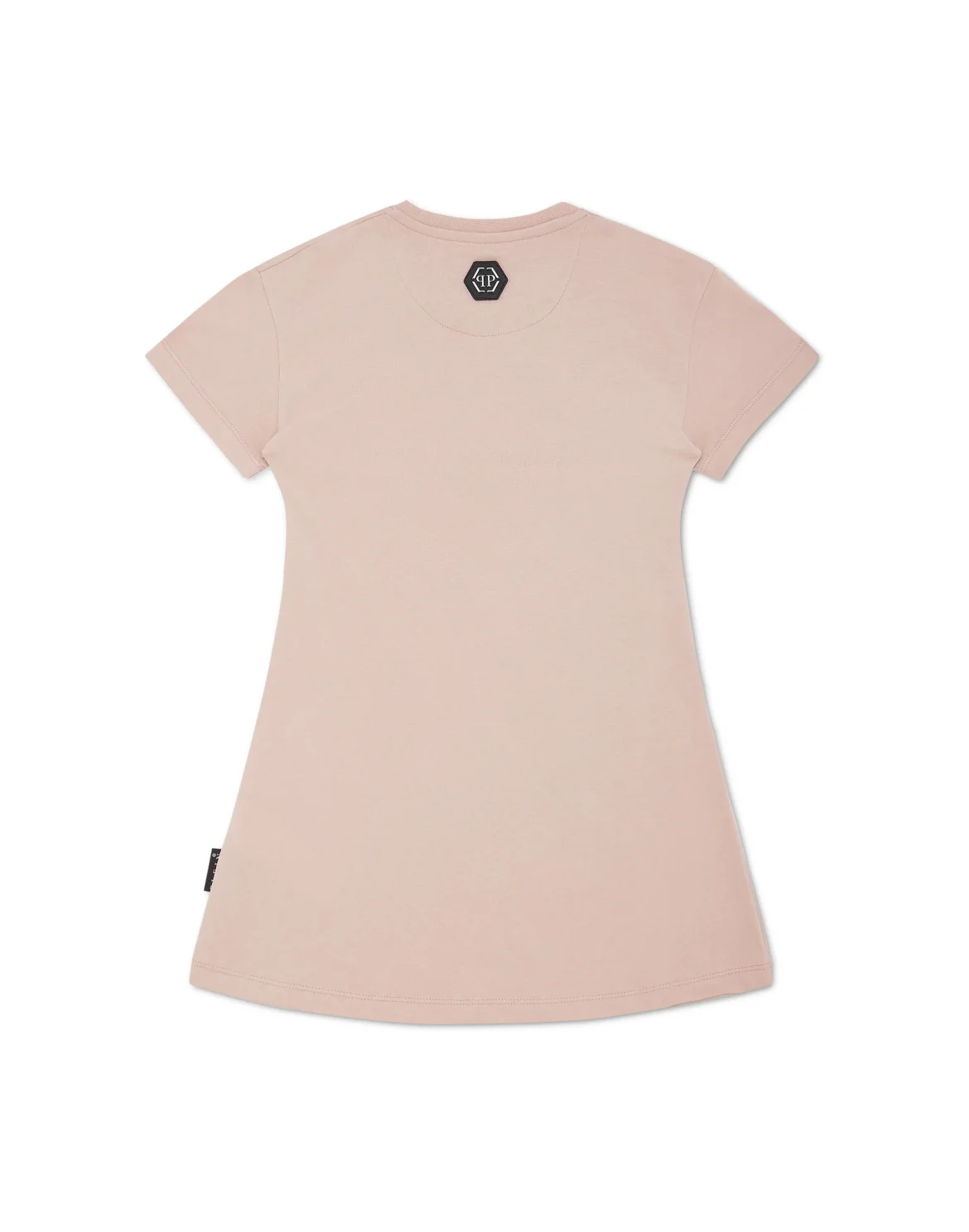 Jersey T-shirt Short Dress Teddy Bear, цвет: Розовый