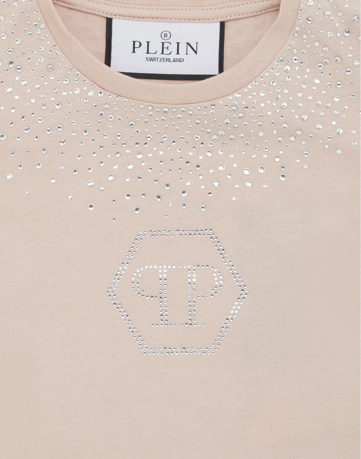 Cropped T-shirt Round Neck SS Pegasus, цвет: Розовый