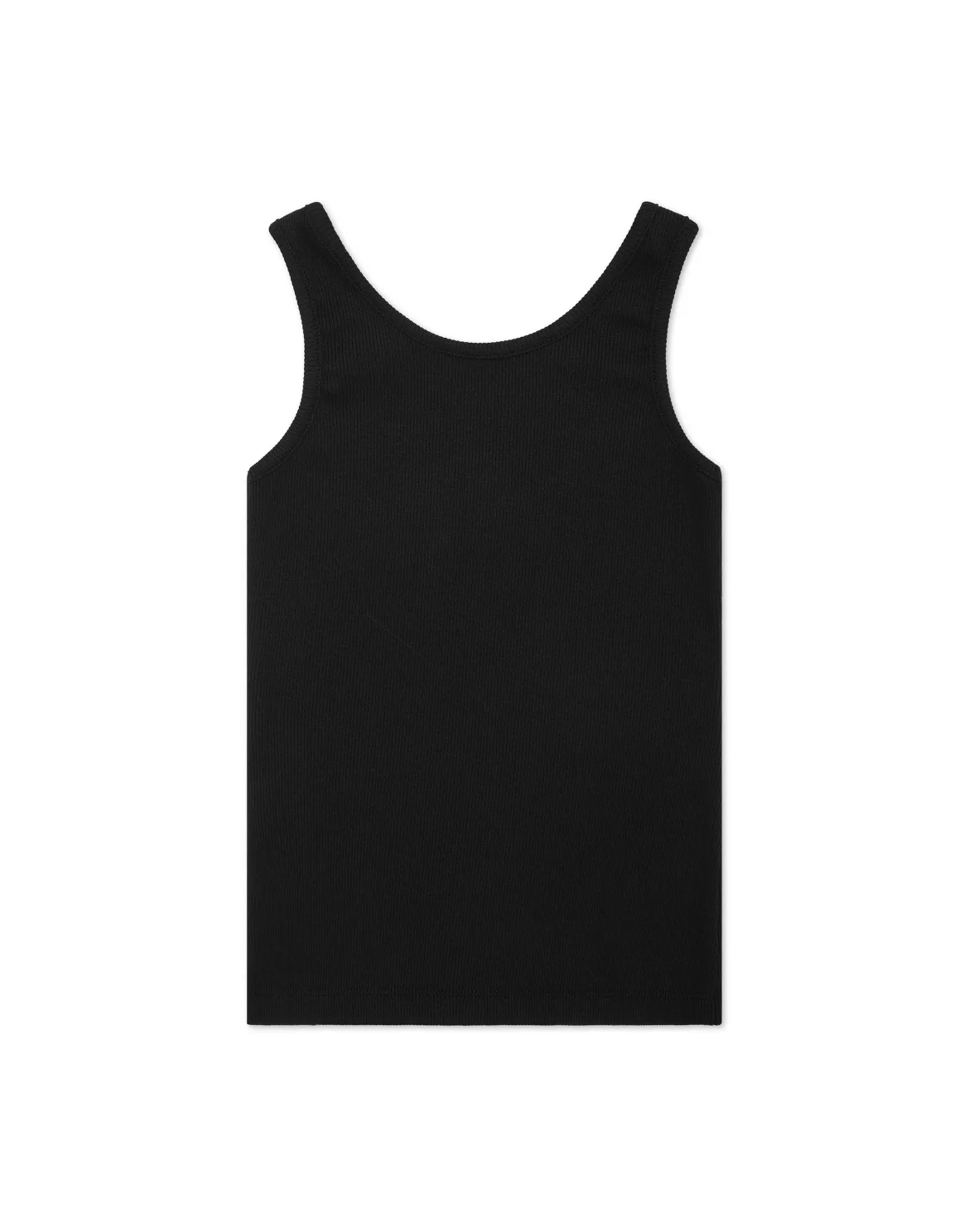 Jersey Rib Tank Top, цвет: Черный