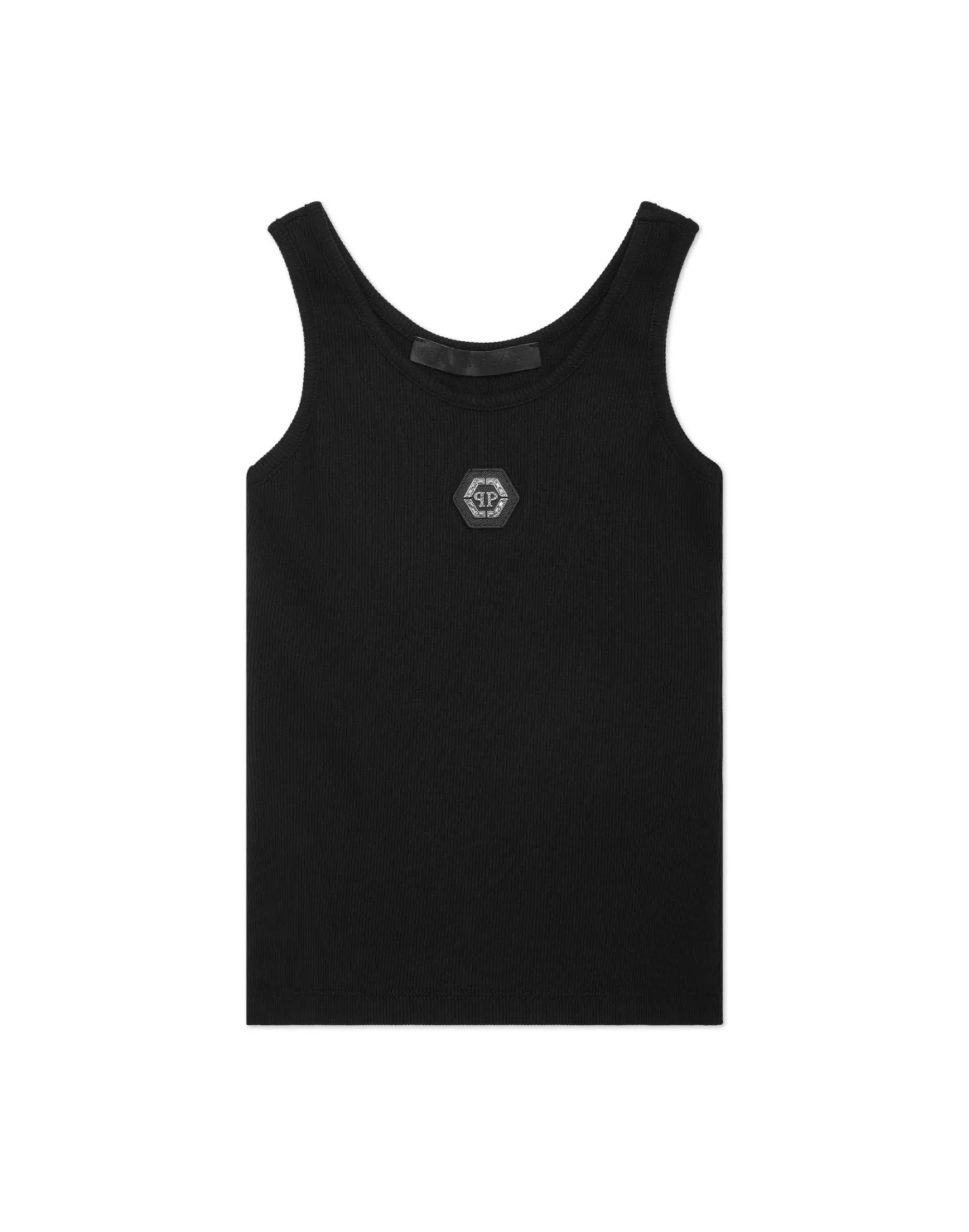 Jersey Rib Tank Top, цвет: Черный