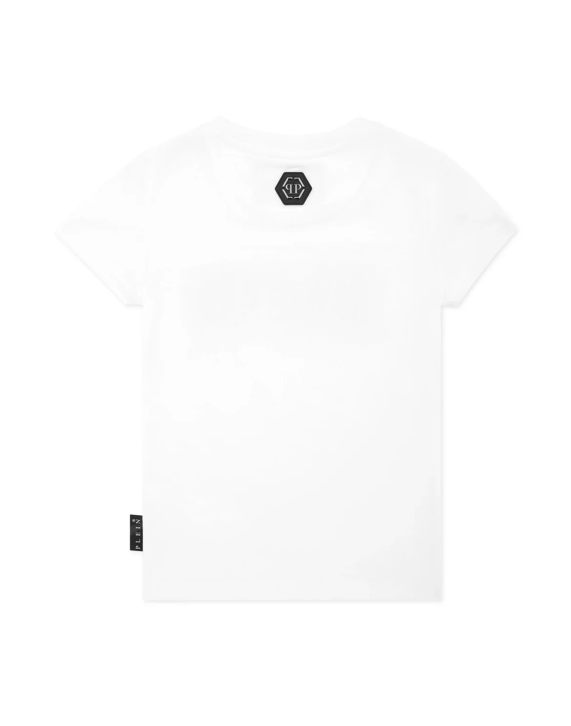 Jersey T-Shirt Sexy Pure SS Strass Gothic Plein, цвет: Белый