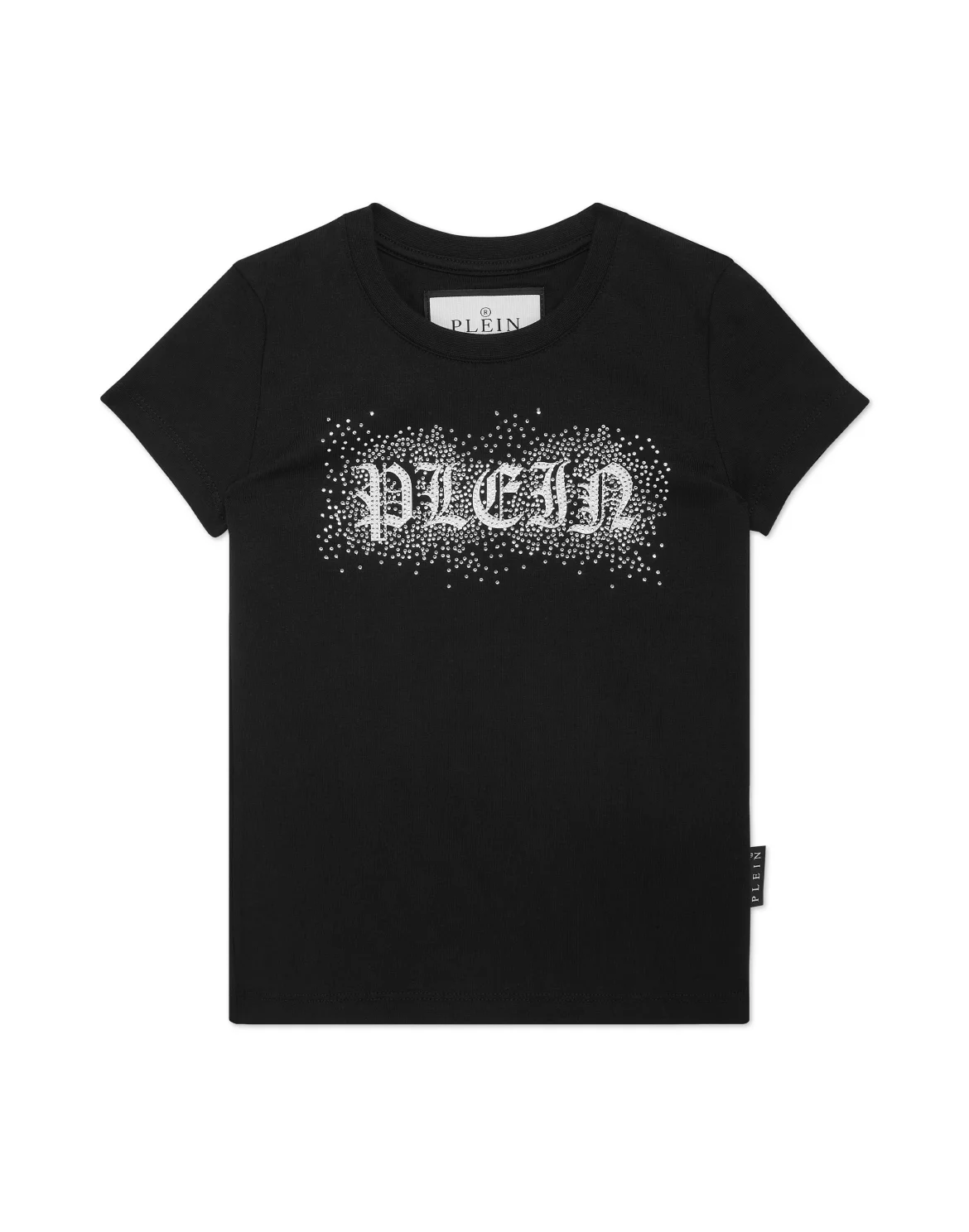 Jersey T-Shirt Sexy Pure SS Strass Gothic Plein, цвет: Черный