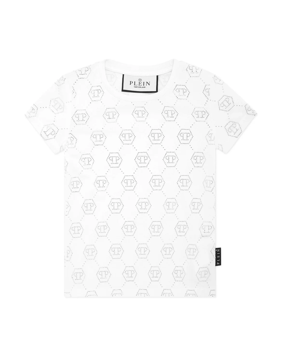 Jersey T-Shirt Sexy Pure SS Monogram Strass, цвет: Белый