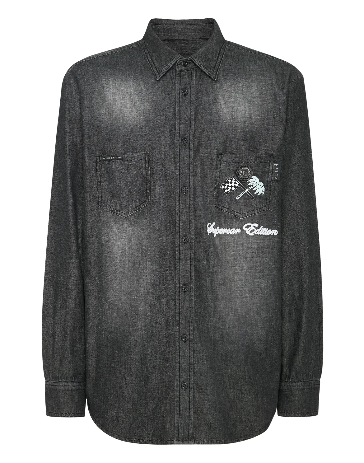 Denim Shirt LS Cars Racing, цвет: Черный
