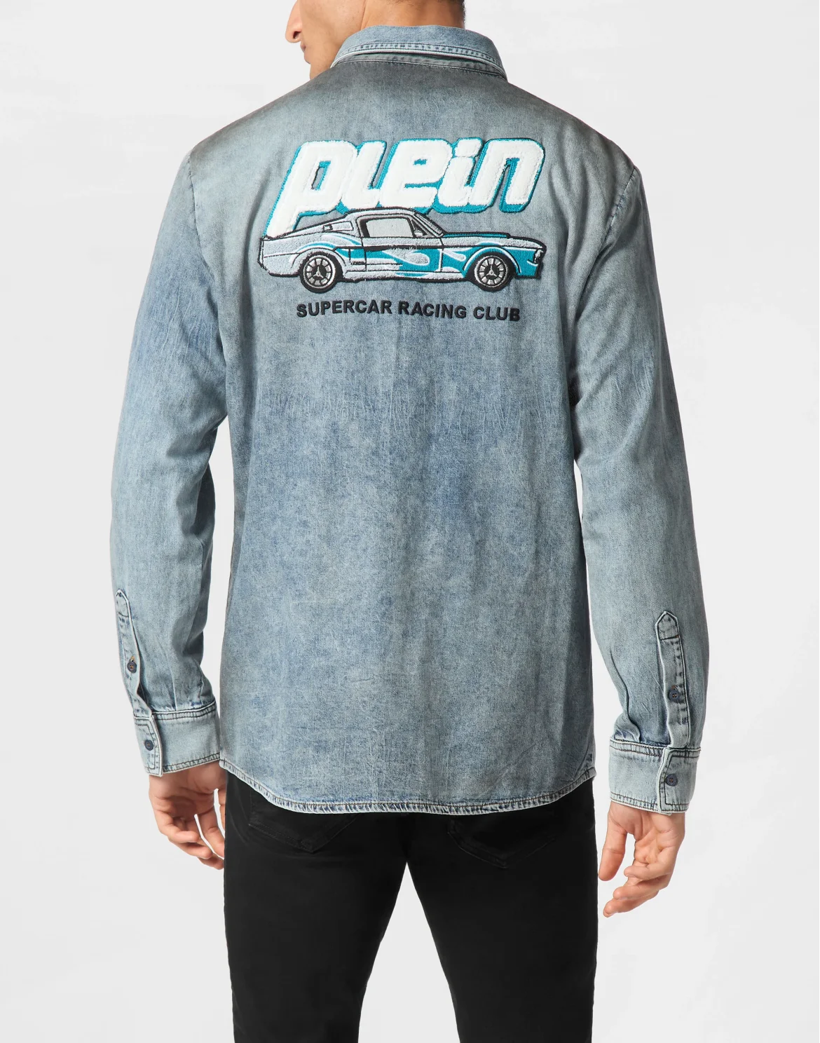 Denim Shirt LS Cars Racing, цвет: Серый