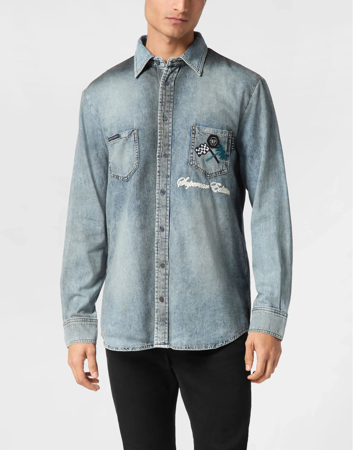 Denim Shirt LS Cars Racing, цвет: Серый