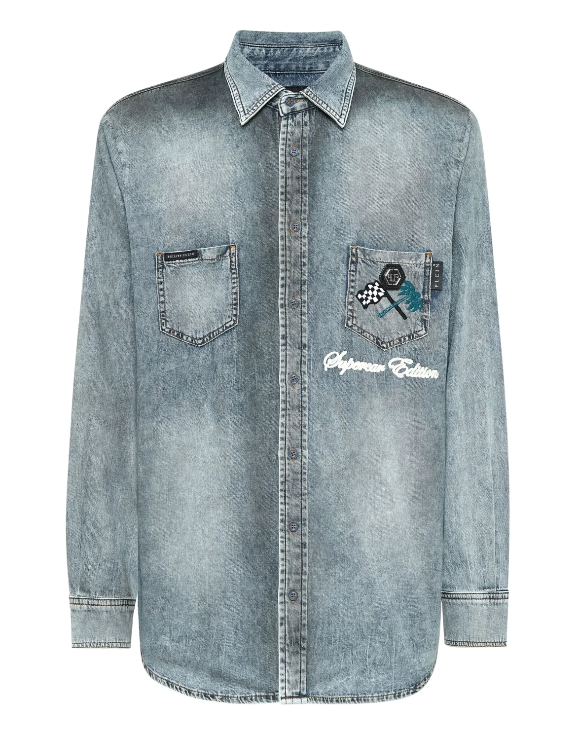 Denim Shirt LS Cars Racing, цвет: Серый