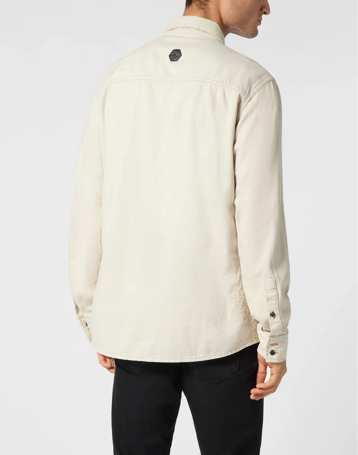 Denim Shirt LS, цвет: Бежевый