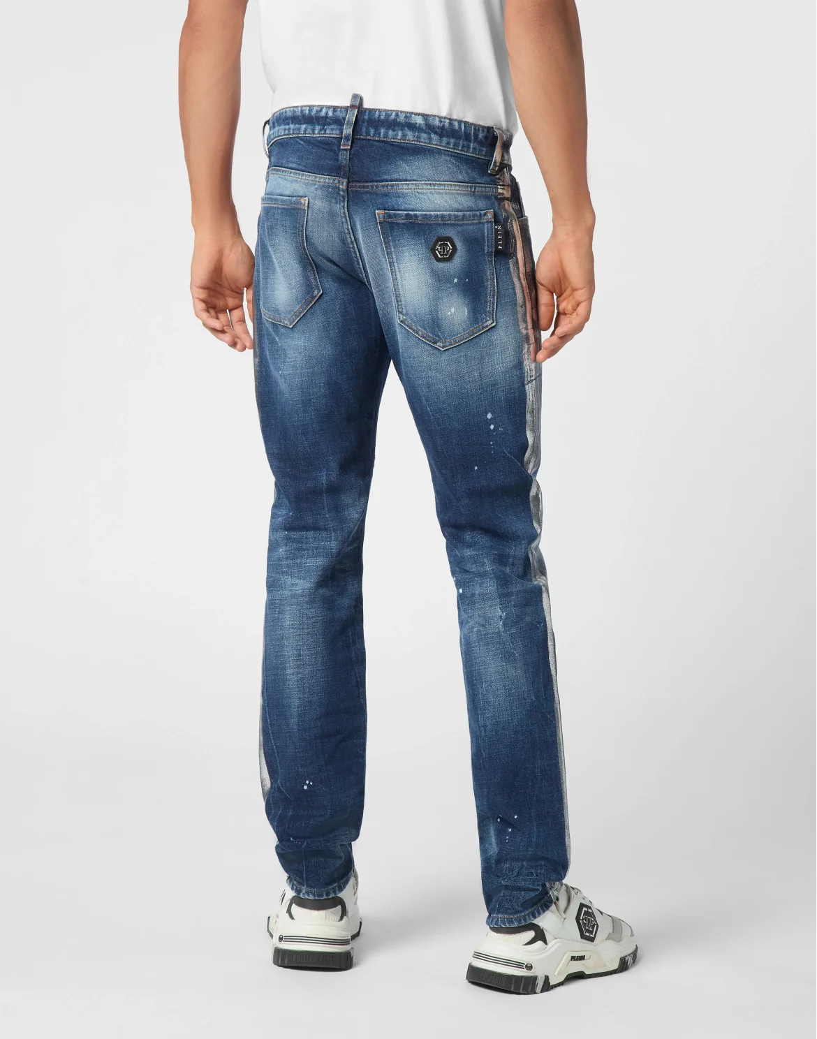 Super Straight Cut Trousers Paisley Bandana, цвет: Синий