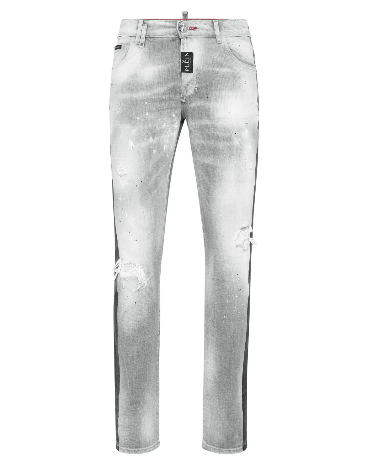 Super Straight Cut Trousers Paisley Bandana, цвет: Серый
