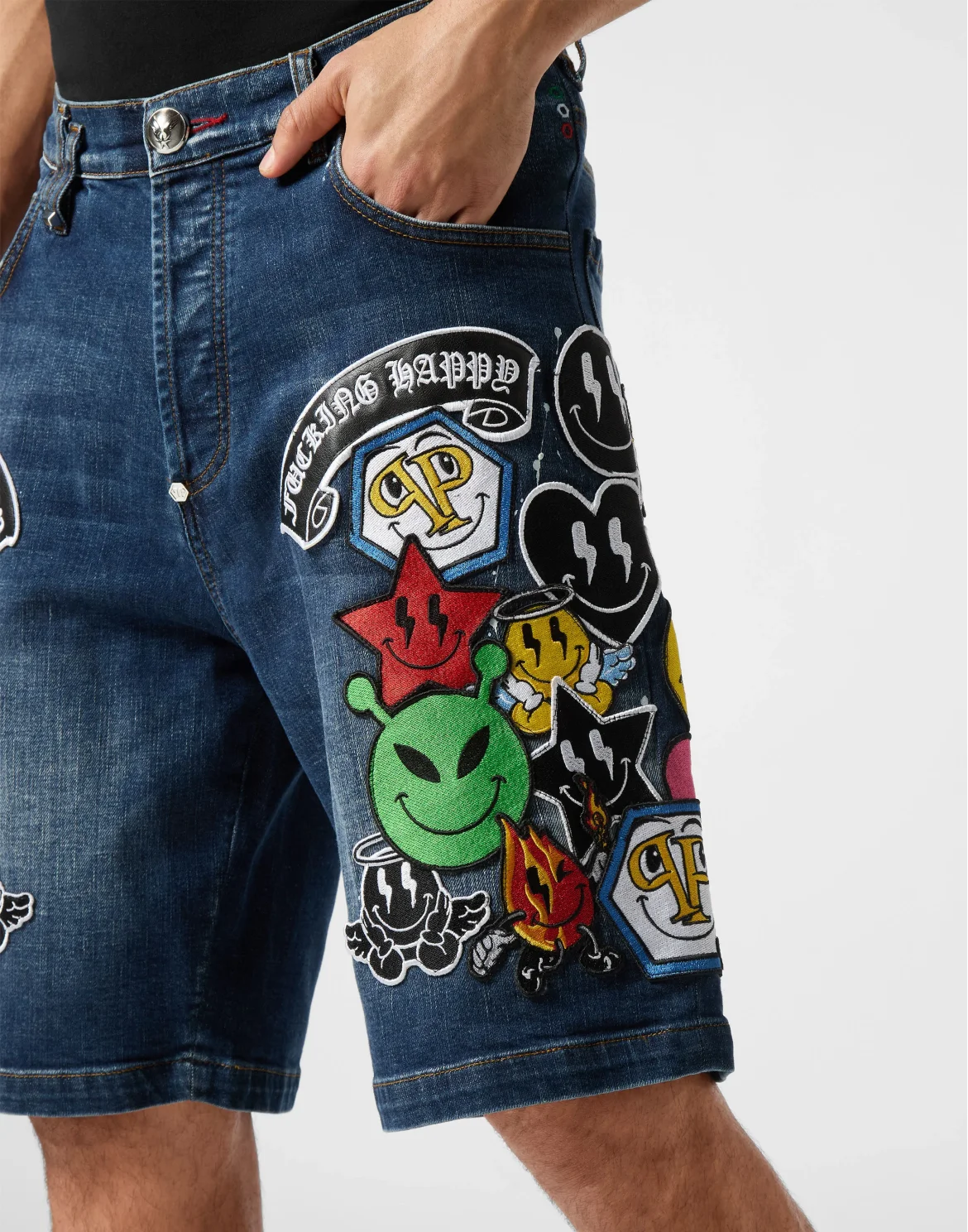 Denim Fermentera Shorts Smile, цвет: Синий