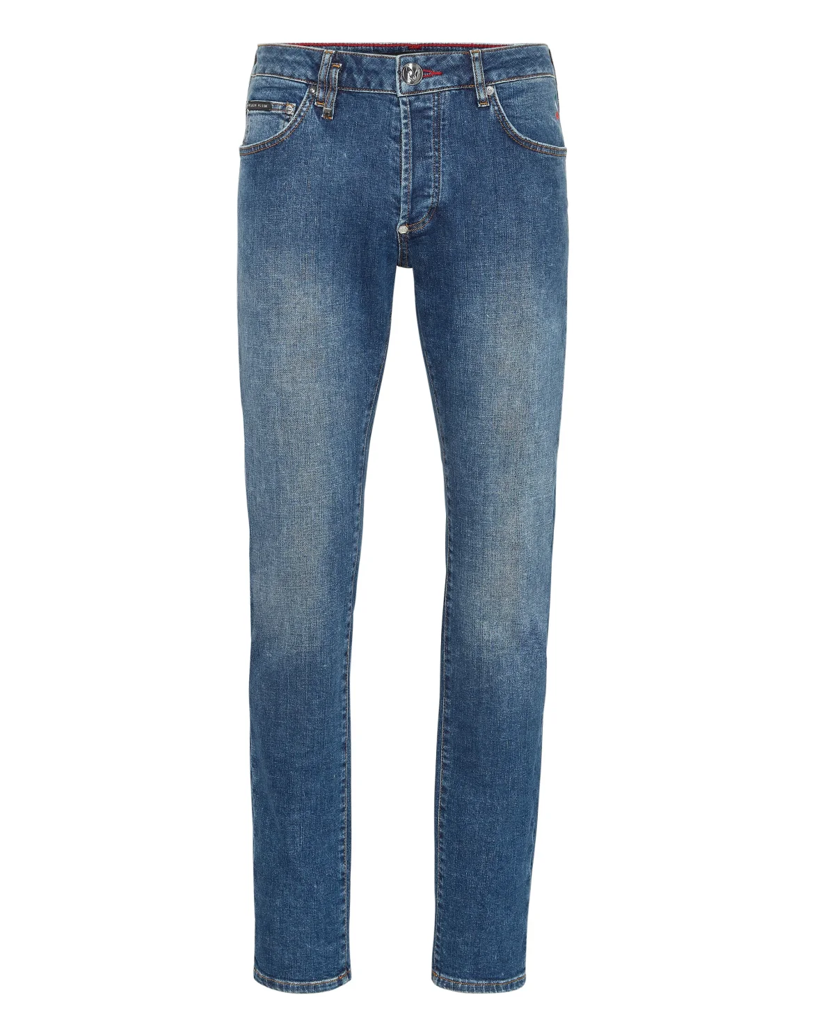 Denim Super Straight Cut Fit Trousers Cars Racing, цвет: Синий