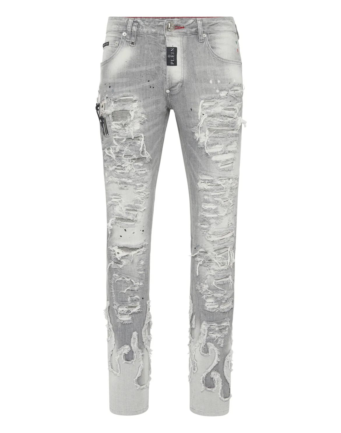 Denim Rock Star Fit Trousers Flame, цвет: Серый