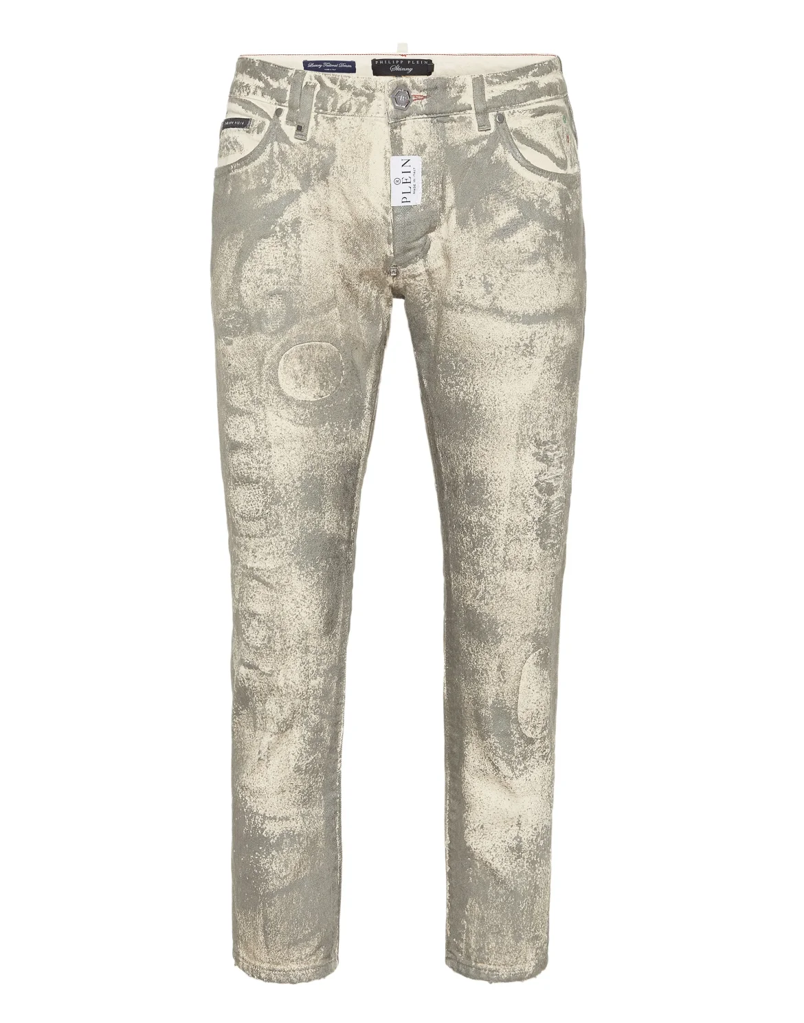Denim Skinny Trousers, цвет: Бежевый