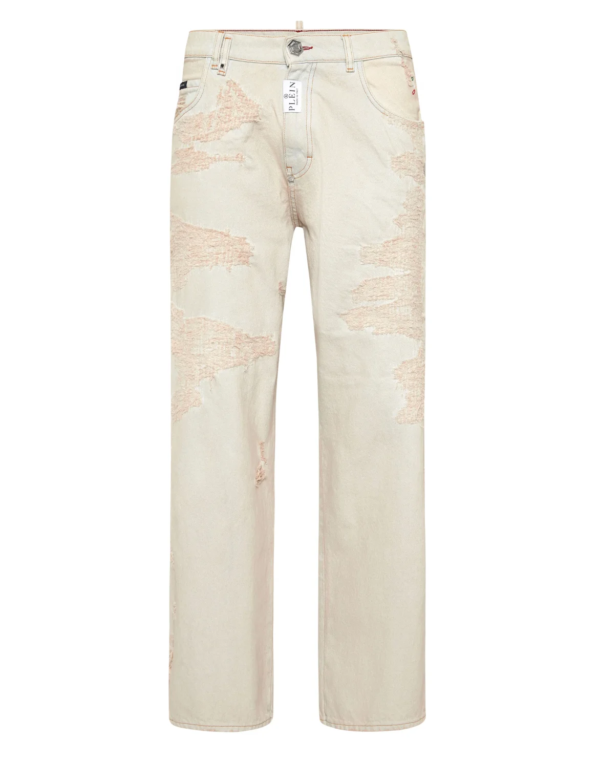 Denim Beach Boy Fit Trousers, цвет: Бежевый