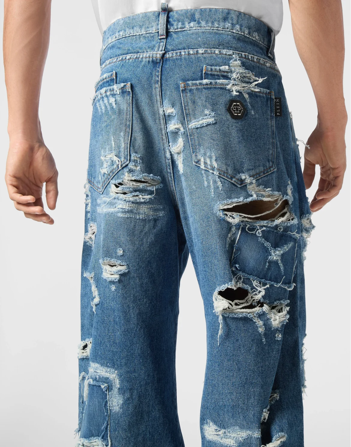 Denim Beach Boy Fit Trousers, цвет: Синий