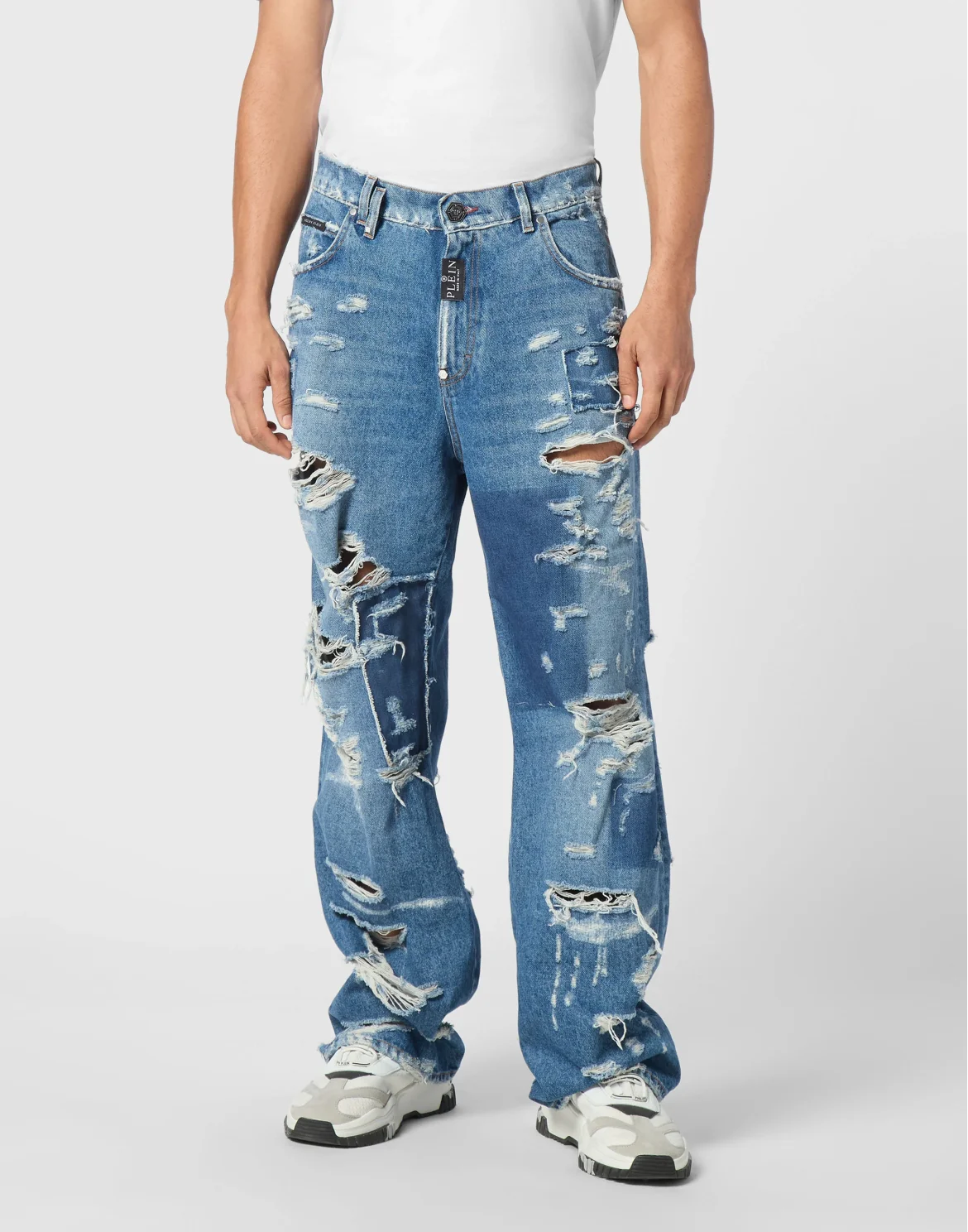 Denim Beach Boy Fit Trousers, цвет: Синий