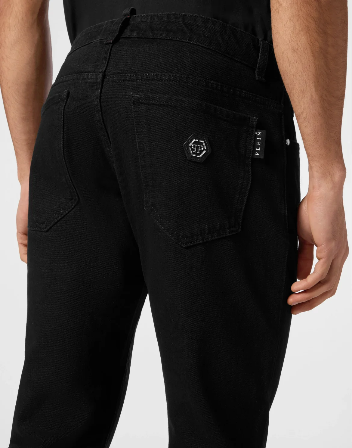 Denim Trousers Super Straight Cut, цвет: Черный