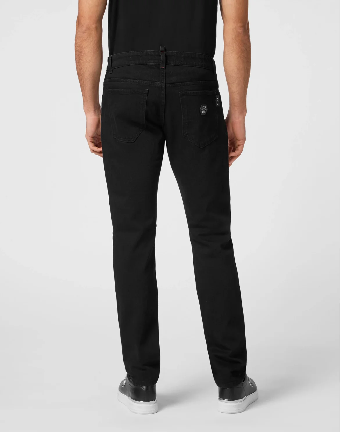 Denim Trousers Super Straight Cut, цвет: Черный