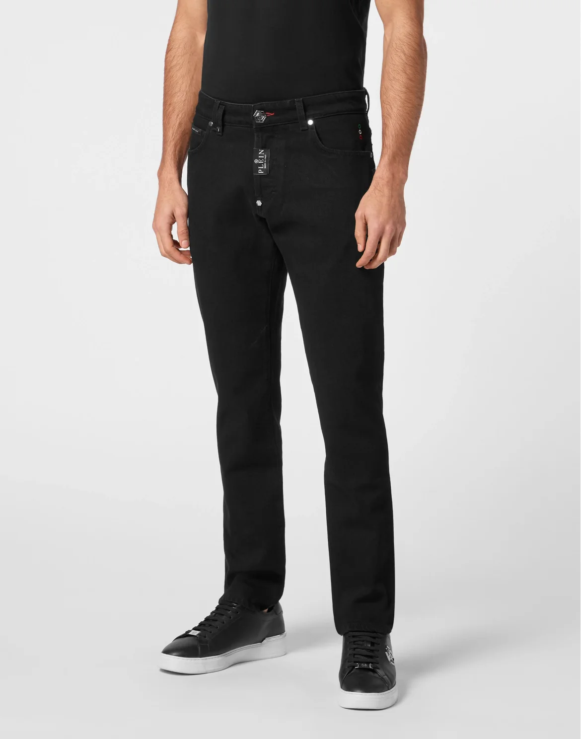 Denim Trousers Super Straight Cut, цвет: Черный