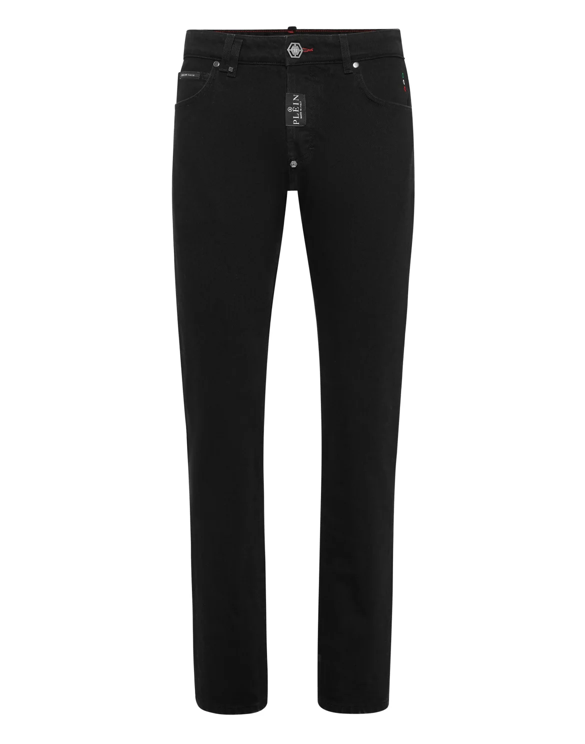 Denim Trousers Super Straight Cut, цвет: Черный