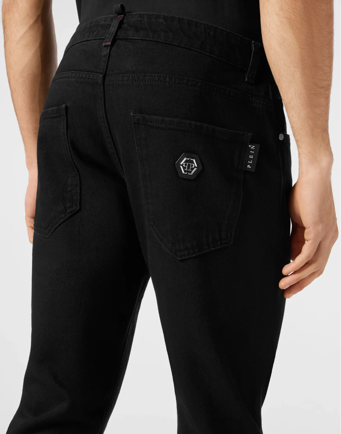 Denim Trousers Skinny Fit, цвет: Черный