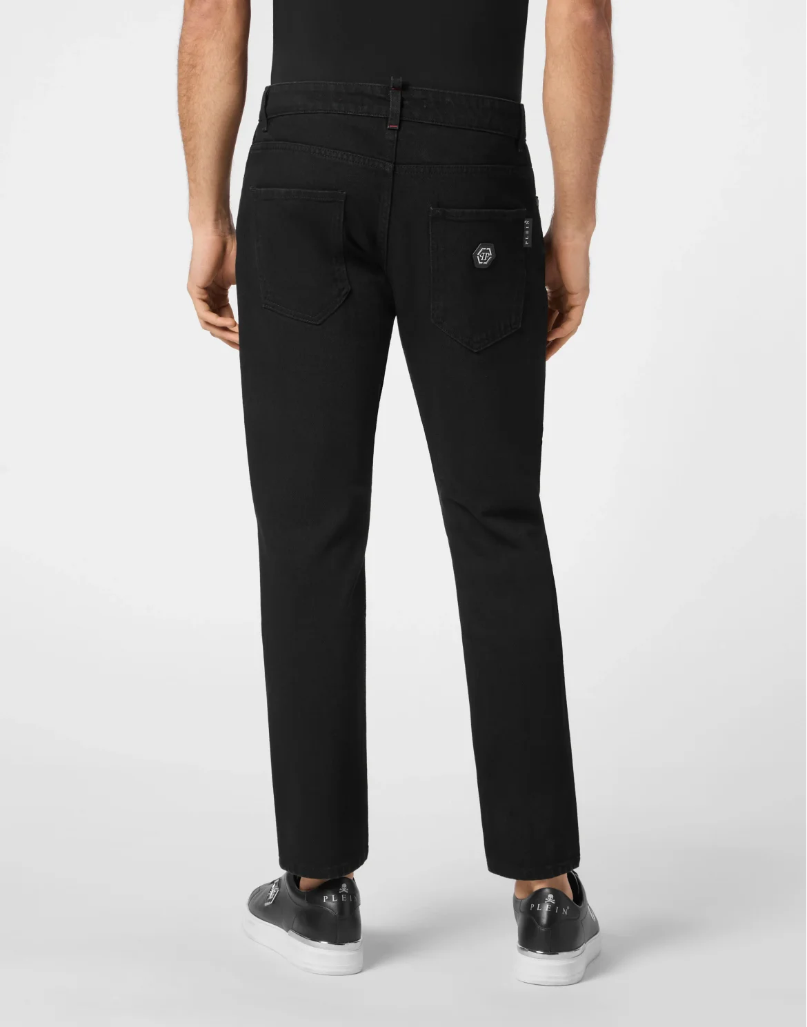 Denim Trousers Skinny Fit, цвет: Черный