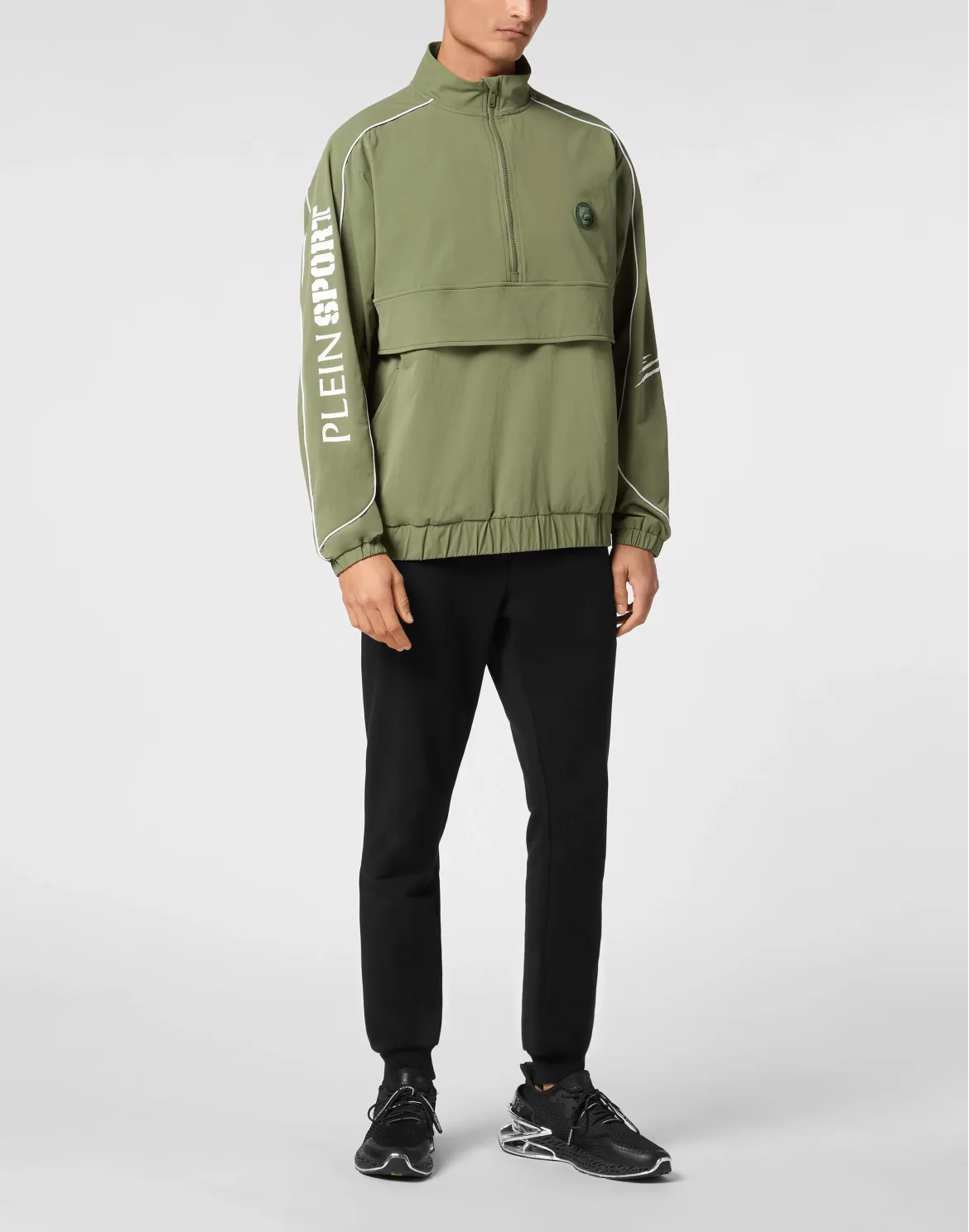 Nylon Piping Anorak LS Scratch, цвет: Камуфляж