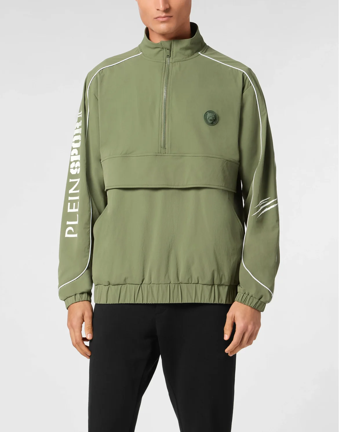 Nylon Piping Anorak LS Scratch, цвет: Камуфляж