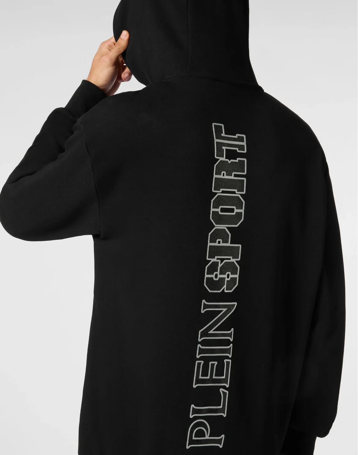 Cotton Hoodie Sweatshirt LS Lamina Scratch, цвет: Черный