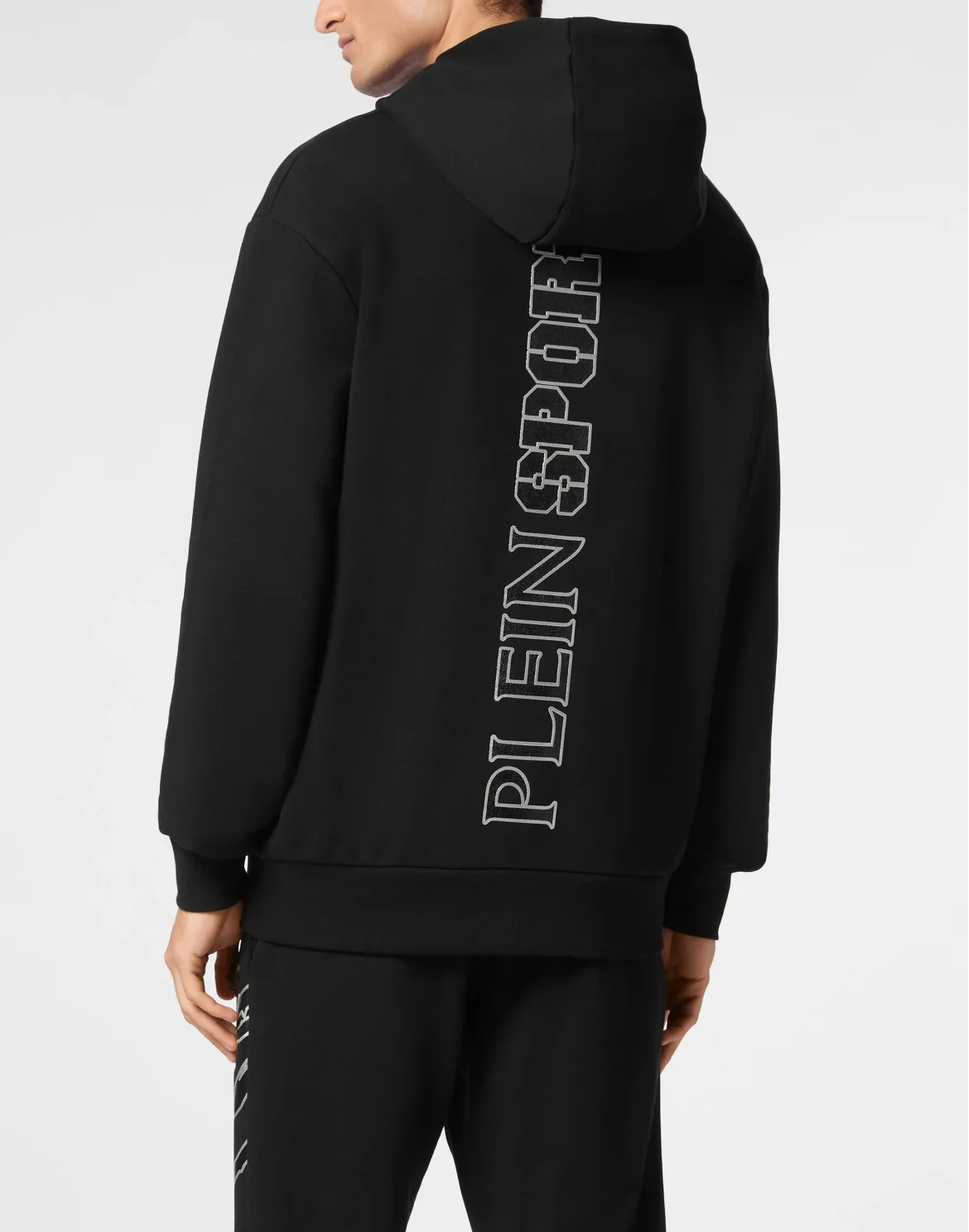 Cotton Hoodie Sweatshirt LS Lamina Scratch, цвет: Черный