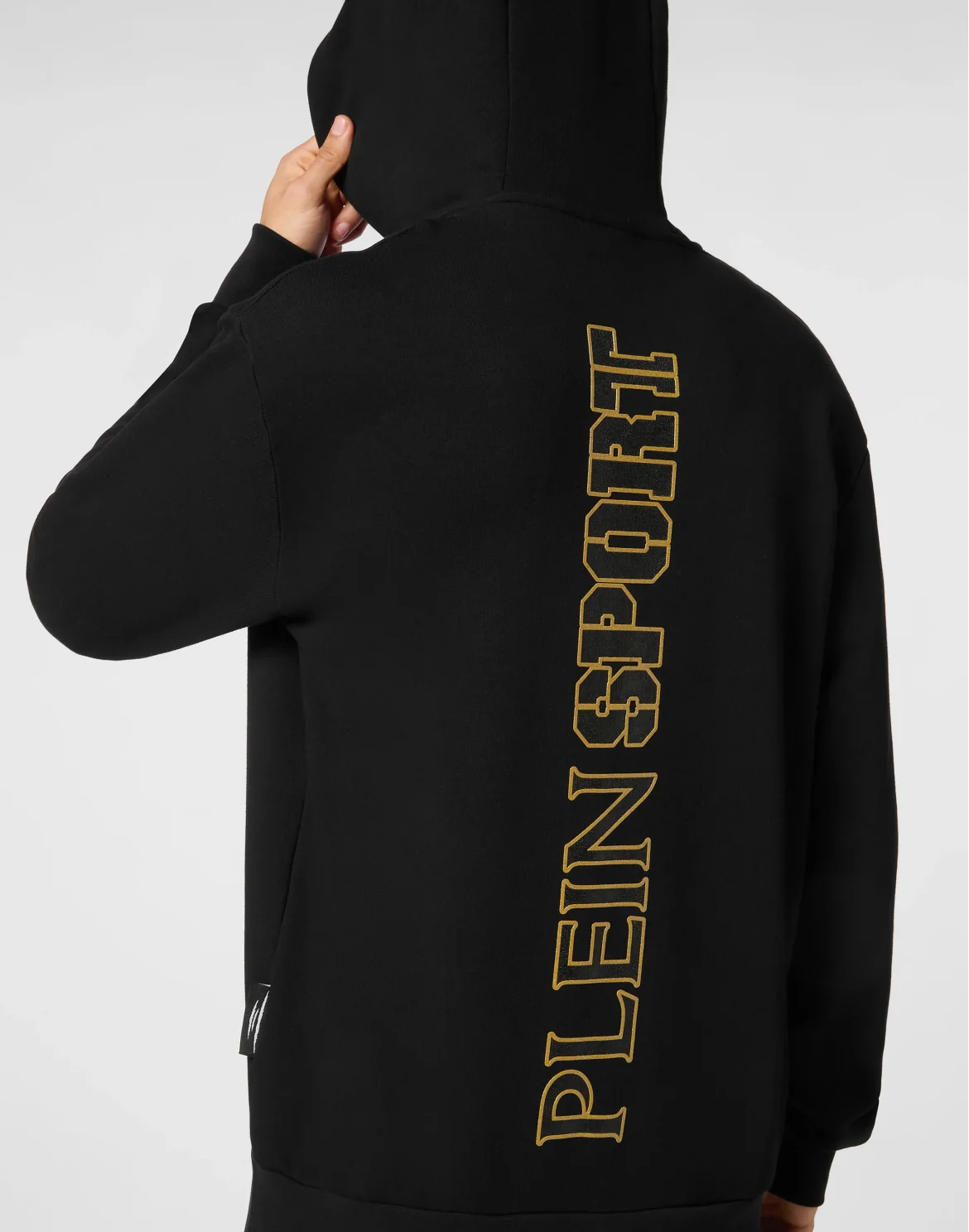 Cotton Hoodie Sweatshirt LS Lamina Scratch, цвет: Черный