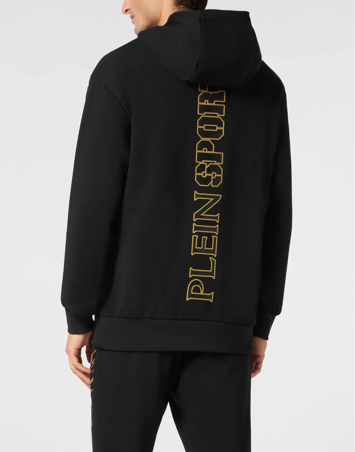 Cotton Hoodie Sweatshirt LS Lamina Scratch, цвет: Черный