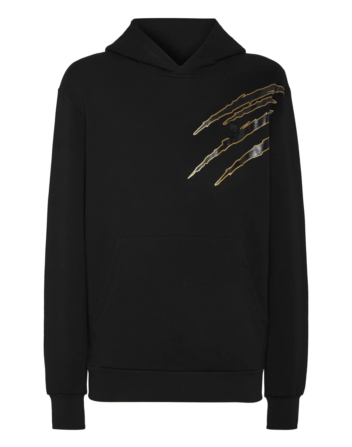 Cotton Hoodie Sweatshirt LS Lamina Scratch, цвет: Черный