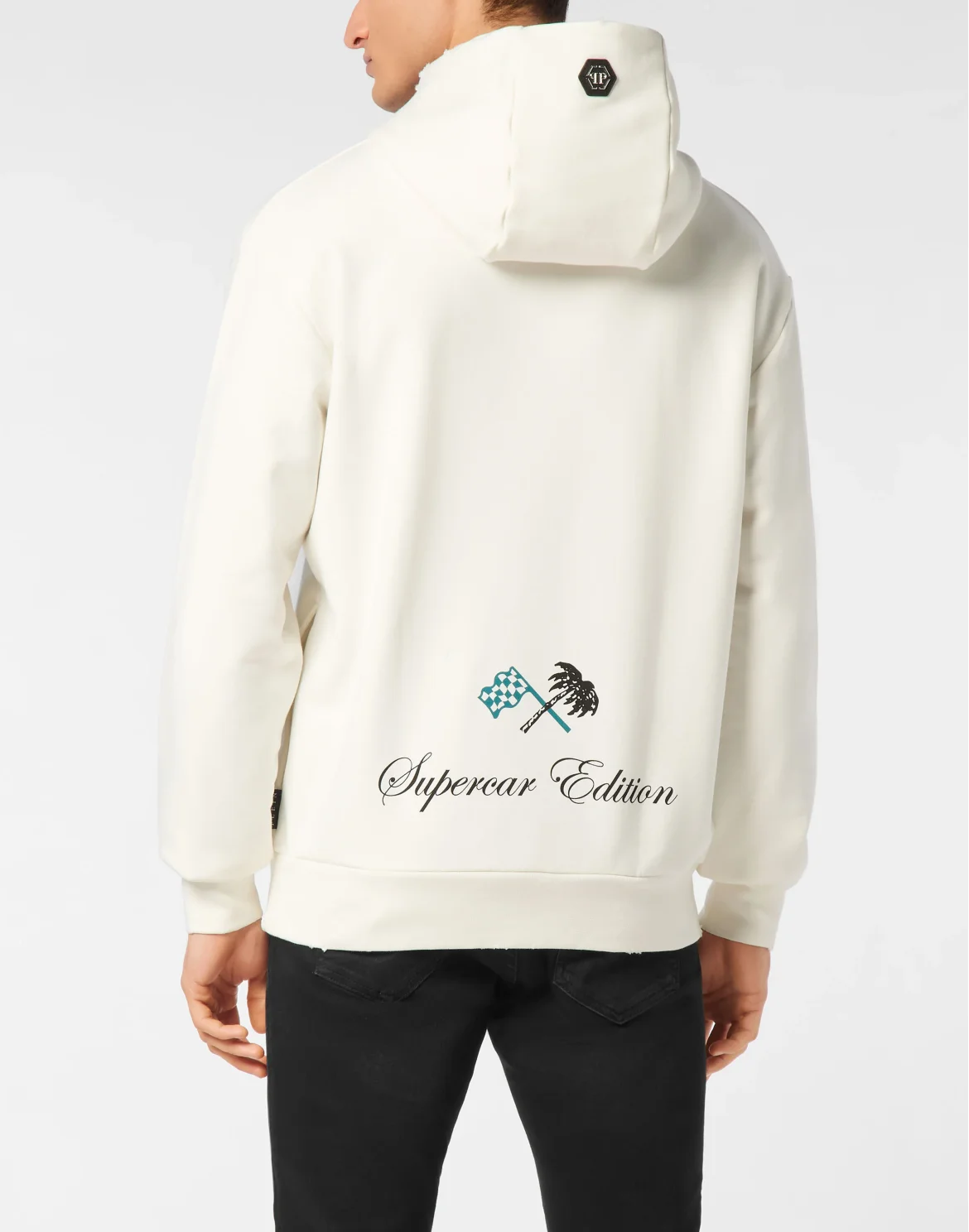 Hoodie Sweatshirt LS Racing Club, цвет: Бежевый