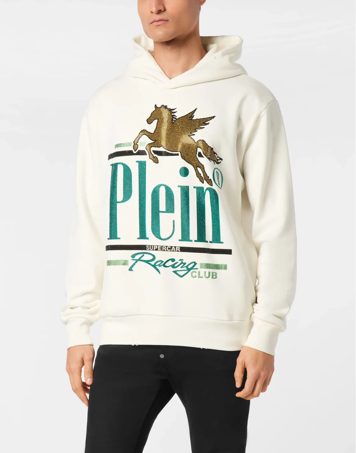 Hoodie Sweatshirt LS Racing Club, цвет: Бежевый