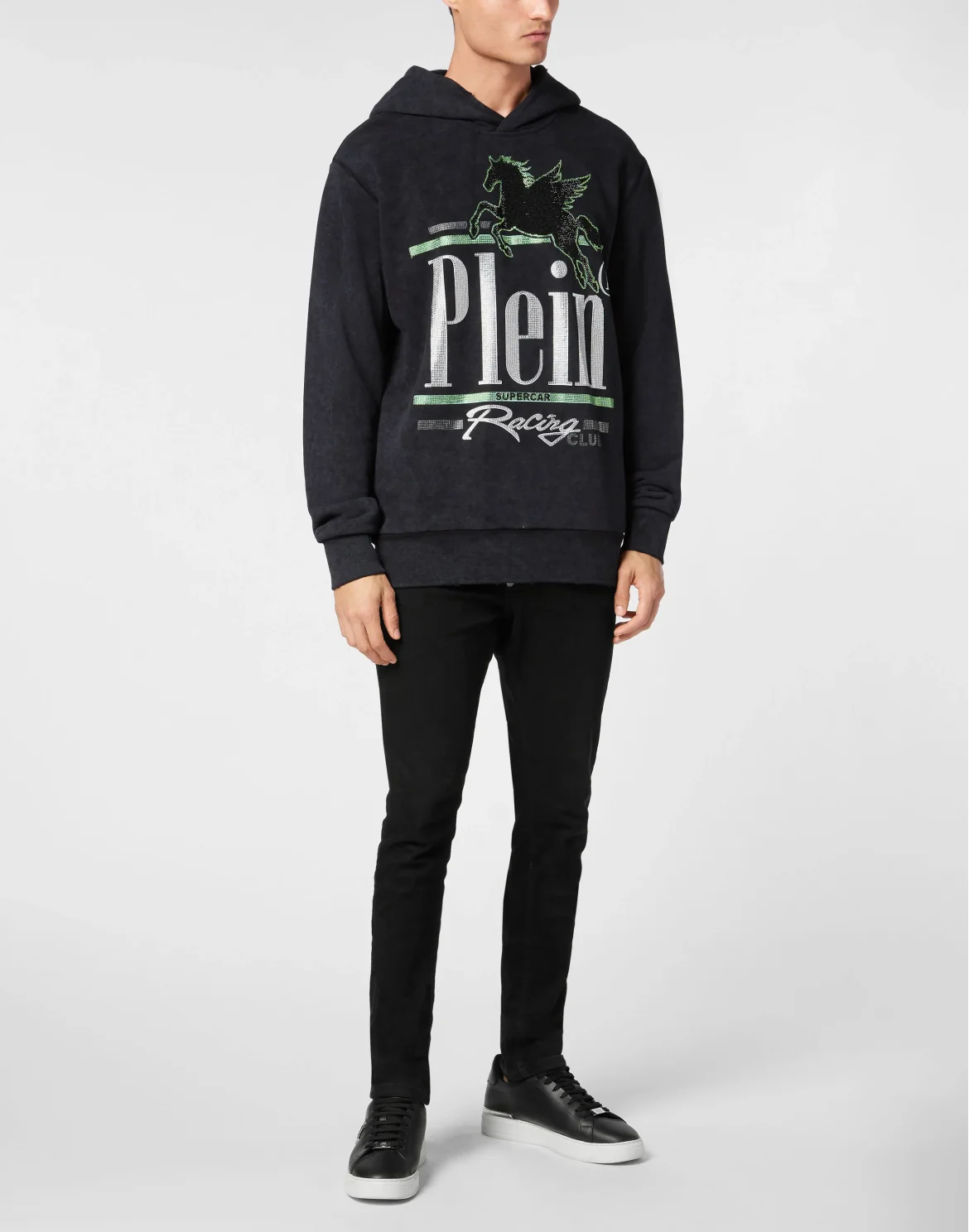 Hoodie Sweatshirt LS Racing Club, цвет: Черный