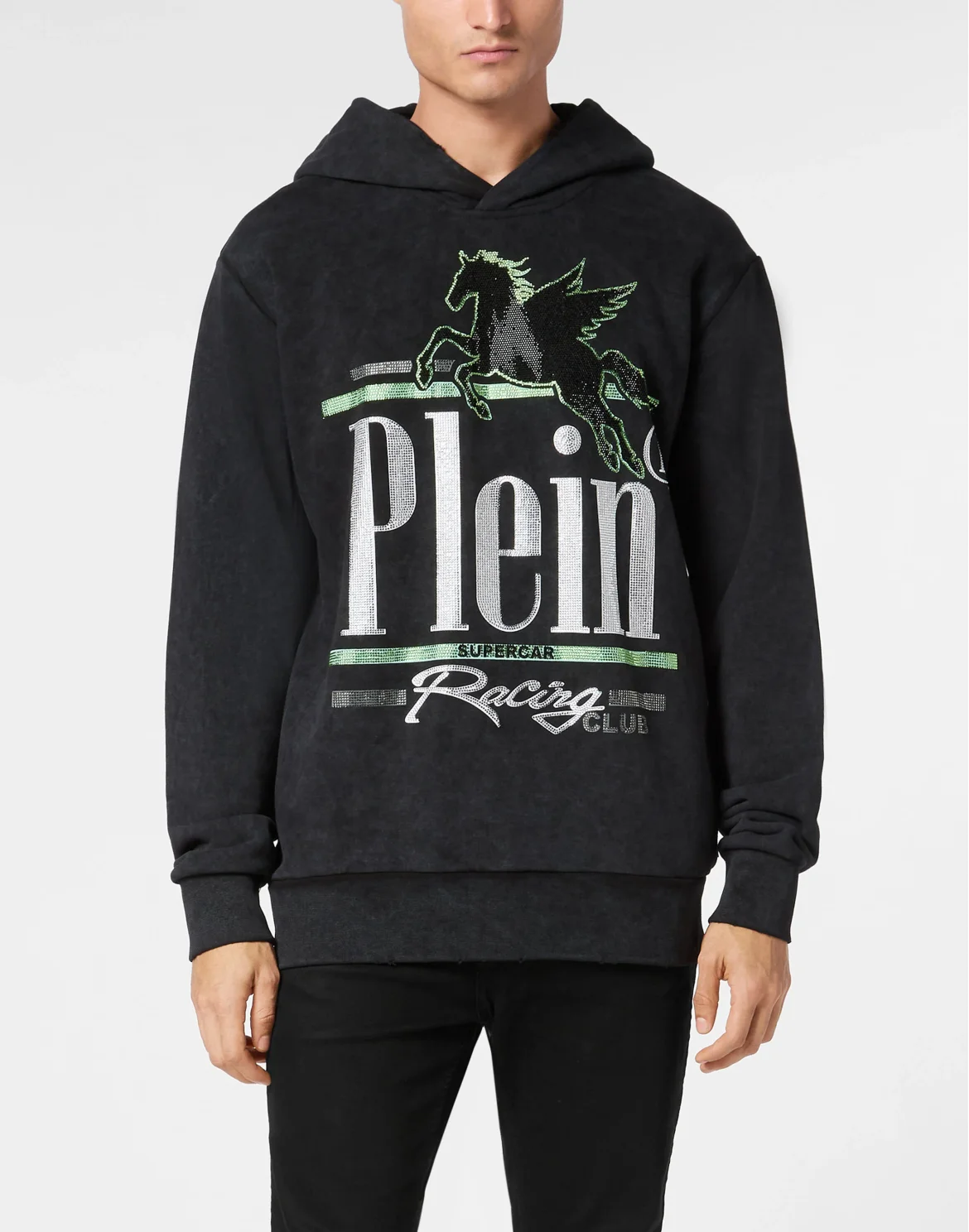 Hoodie Sweatshirt LS Racing Club, цвет: Черный