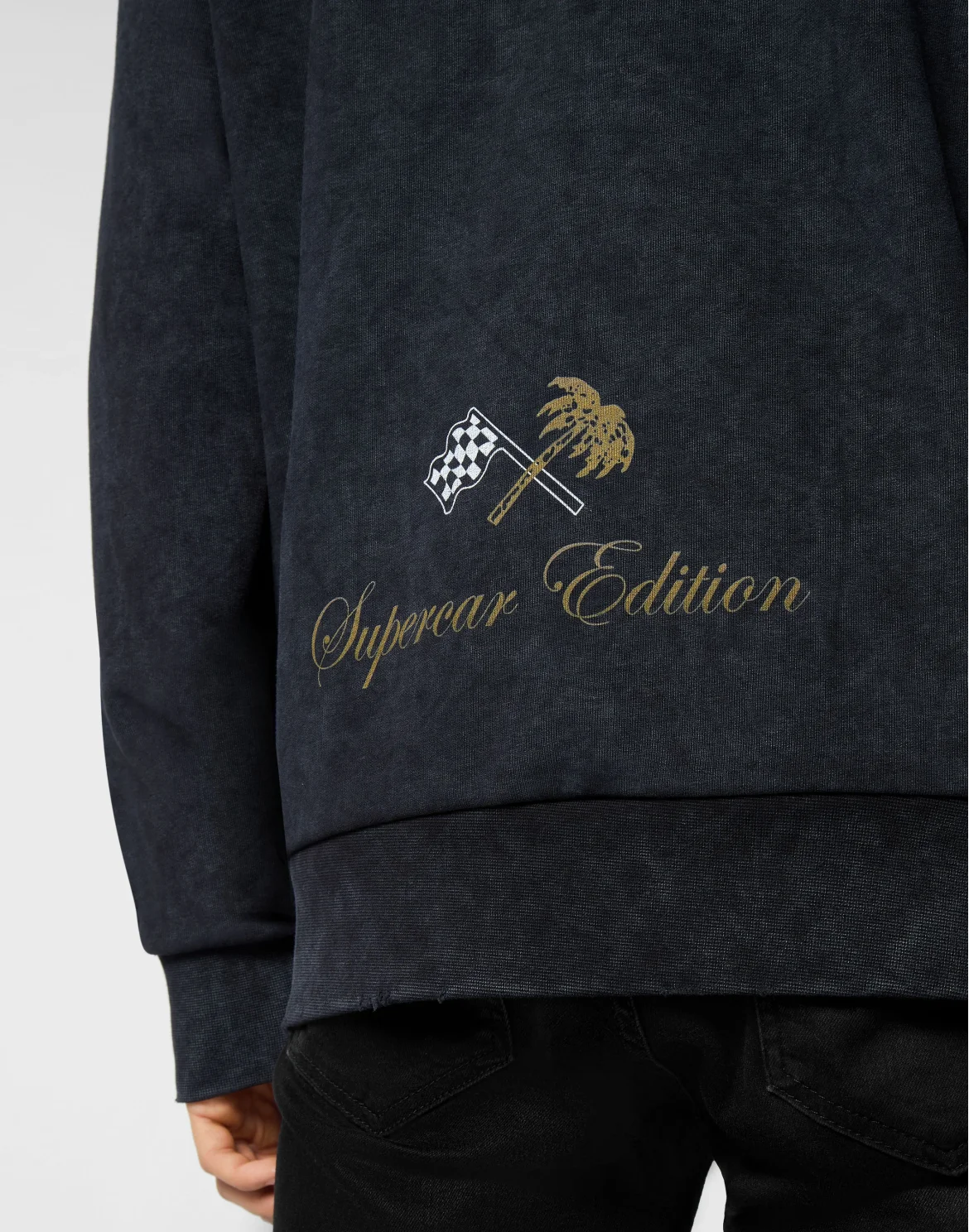 Hoodie Sweatshirt LS Racing Club, цвет: Черный