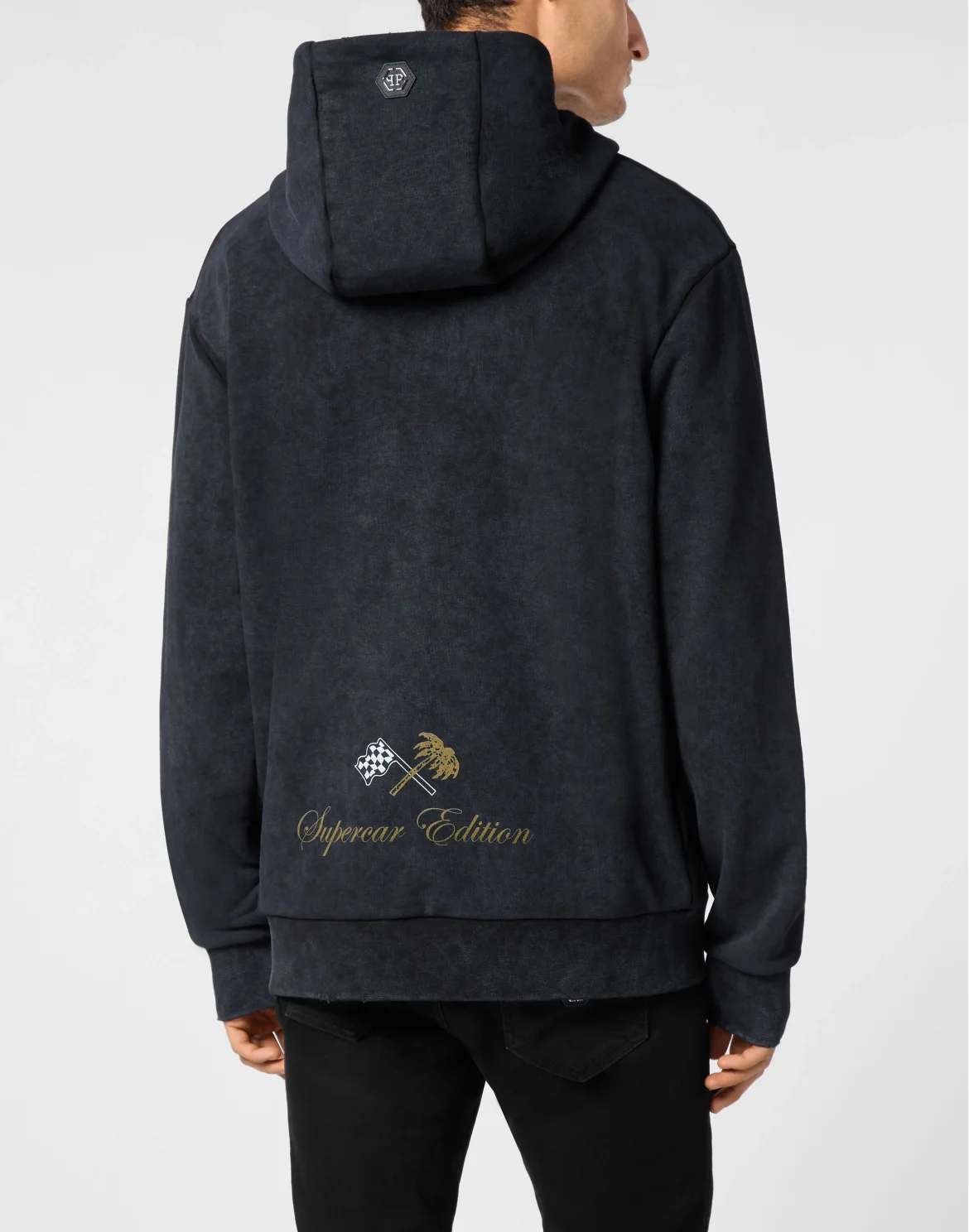Hoodie Sweatshirt LS Racing Club, цвет: Черный