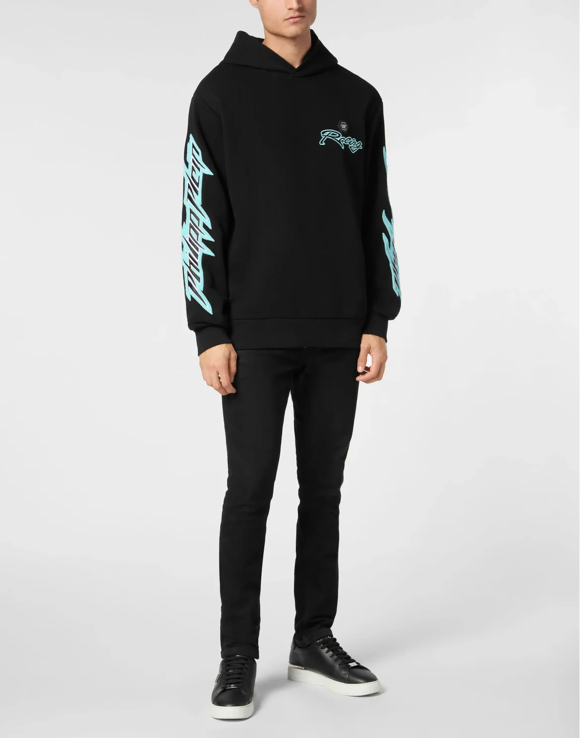 Hoodie Sweatshirt LS Racing Club, цвет: Черный