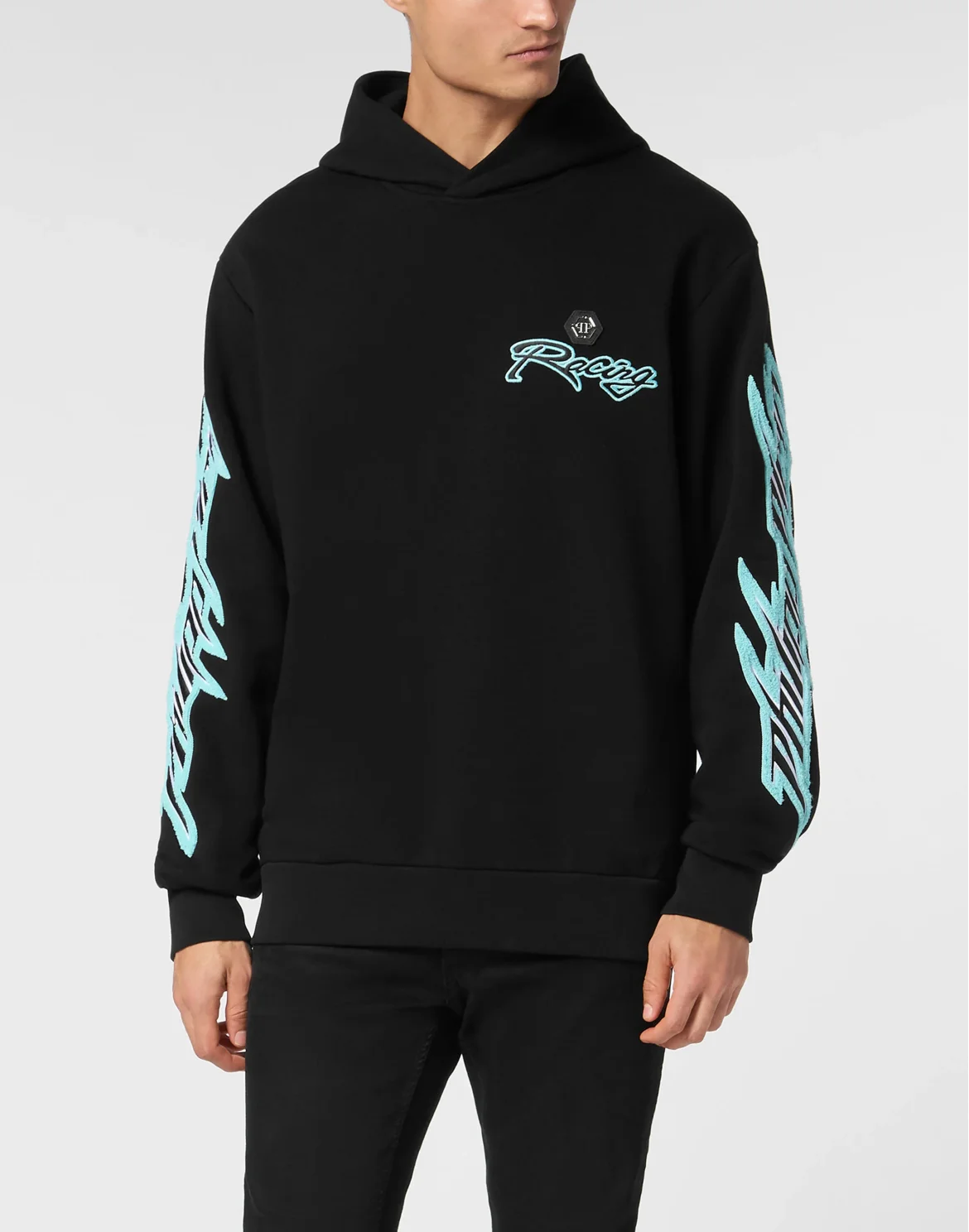 Hoodie Sweatshirt LS Racing Club, цвет: Черный