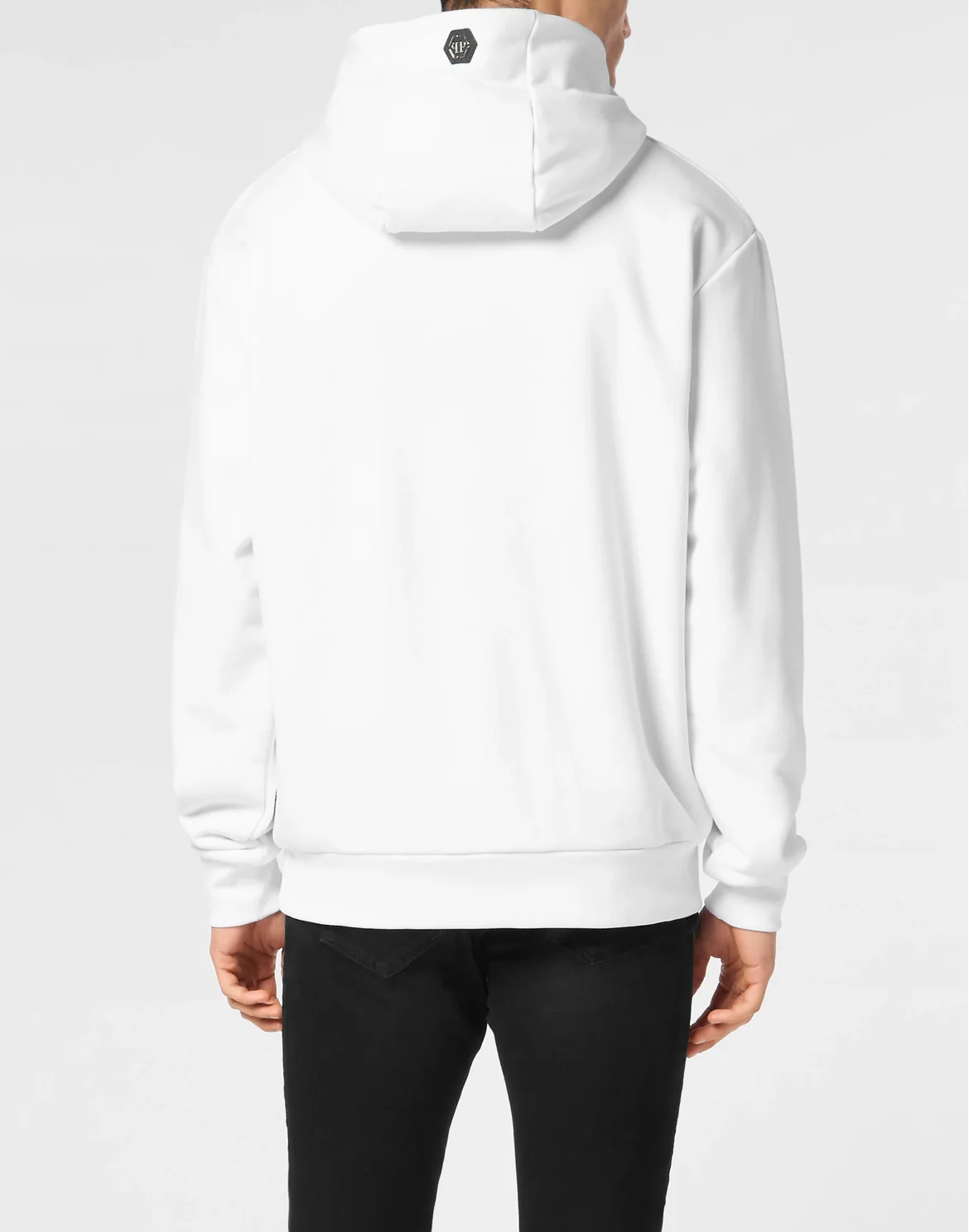 Hoodie Sweatshirt LS Strass Racing Club, цвет: Белый