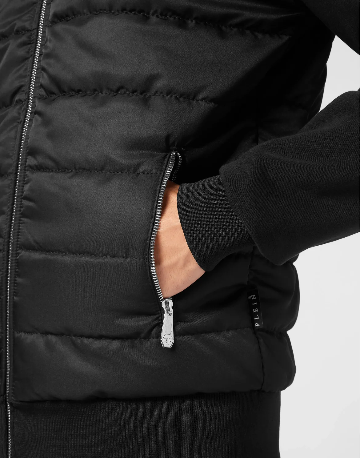 Puffered Jogging Jacket, цвет: Черный