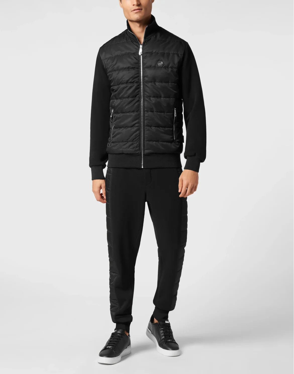 Puffered Jogging Jacket, цвет: Черный