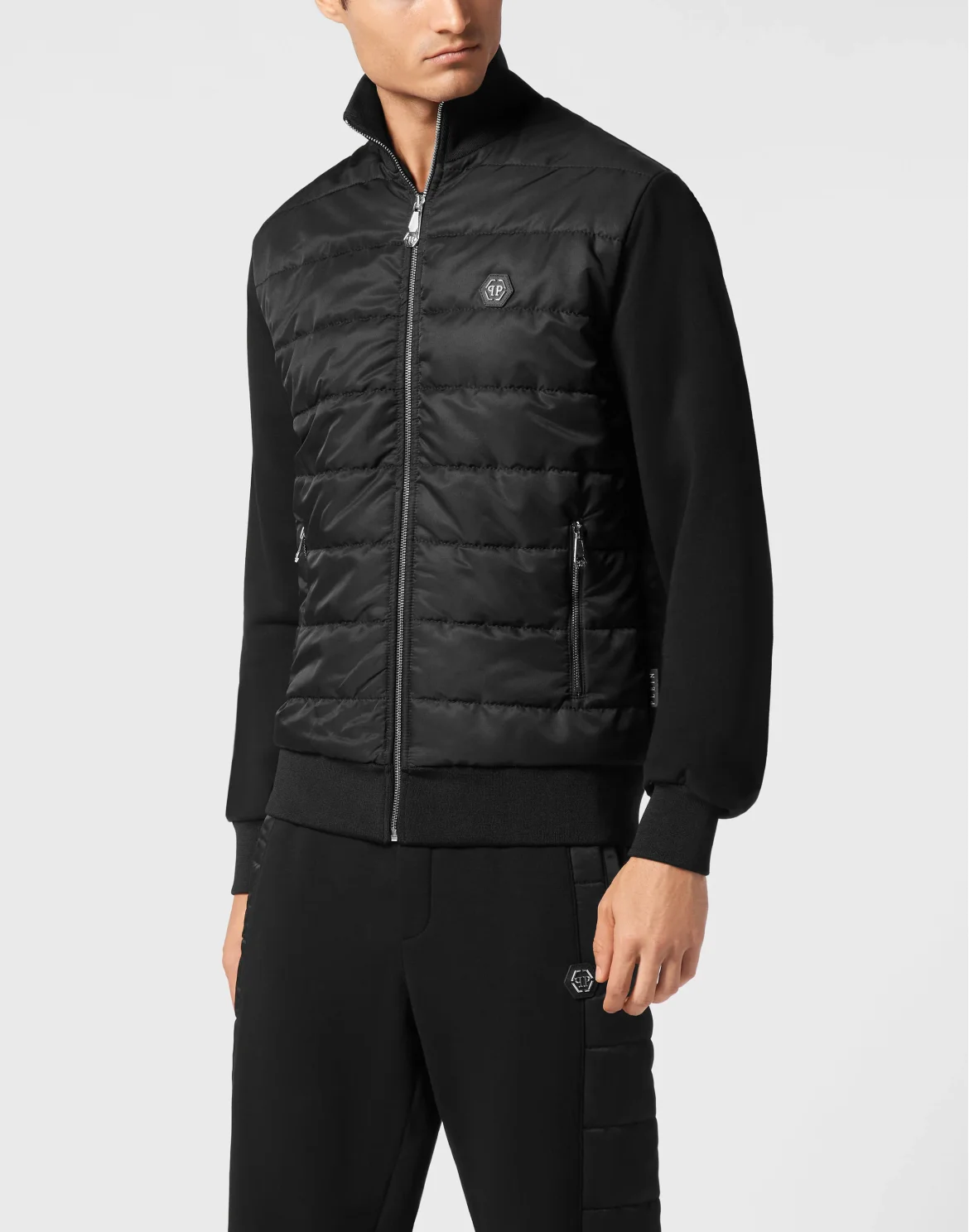 Puffered Jogging Jacket, цвет: Черный
