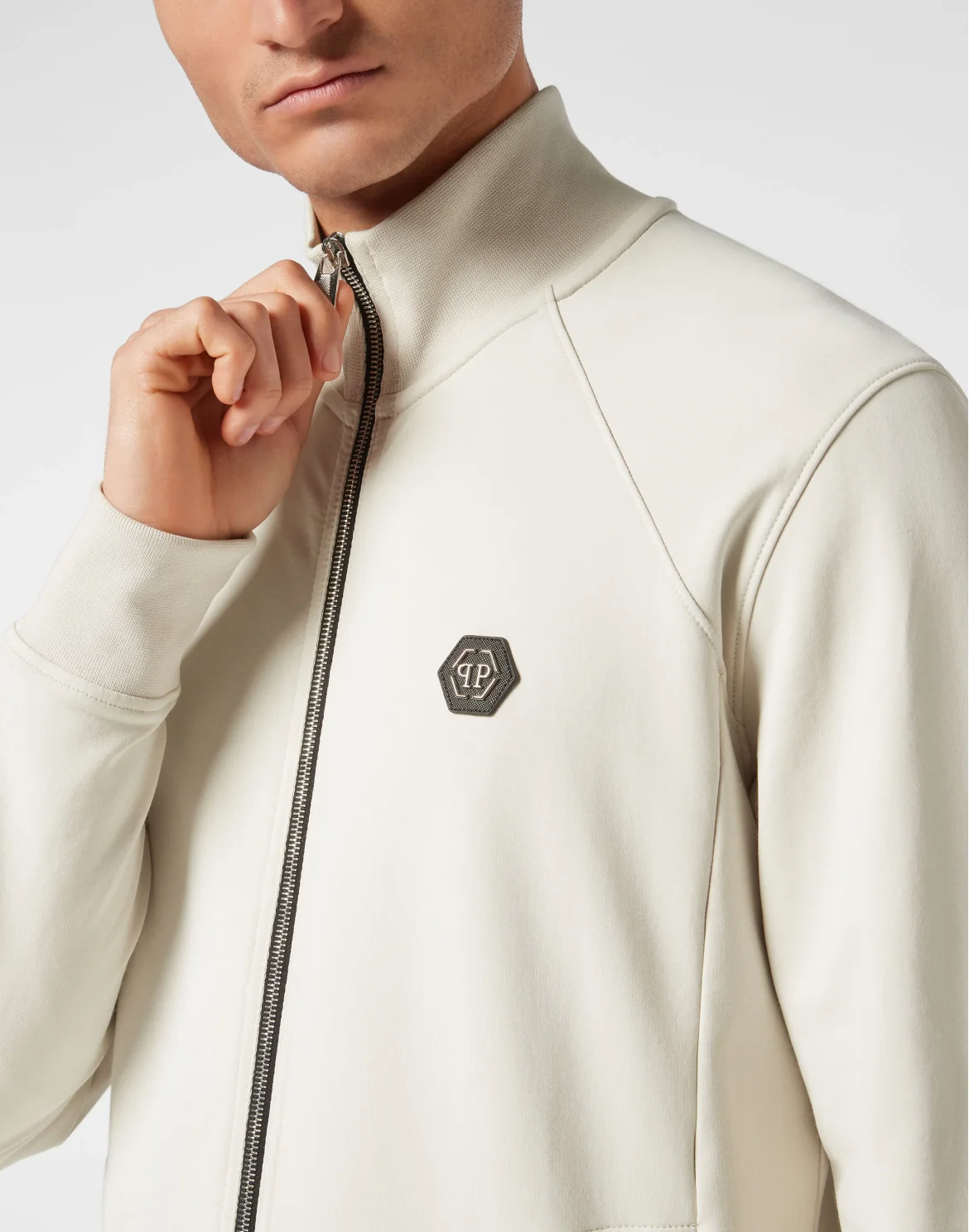 Tracksuit Jacket LS Racing Club, цвет: Бежевый
